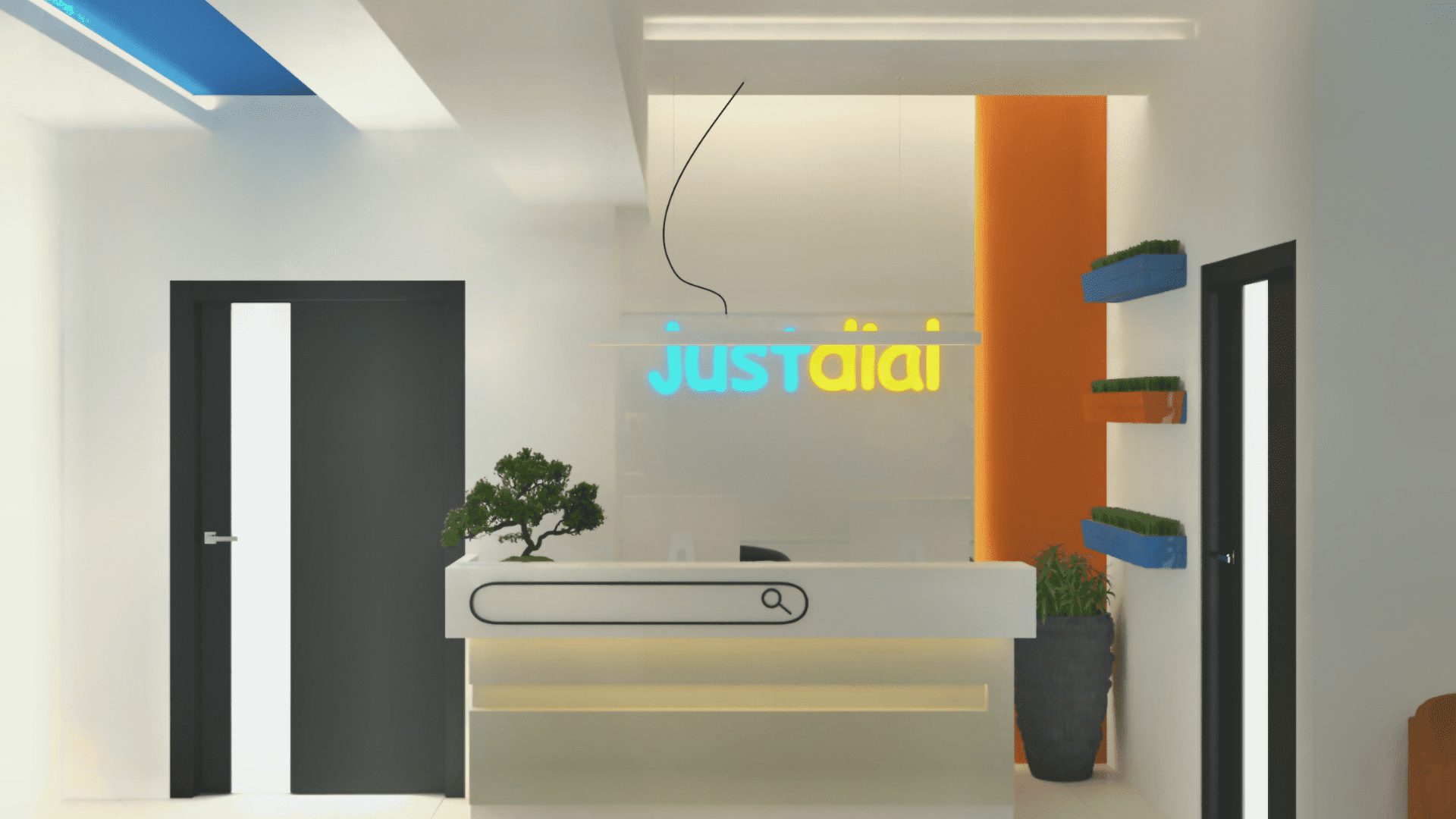 Just Dial office reception area